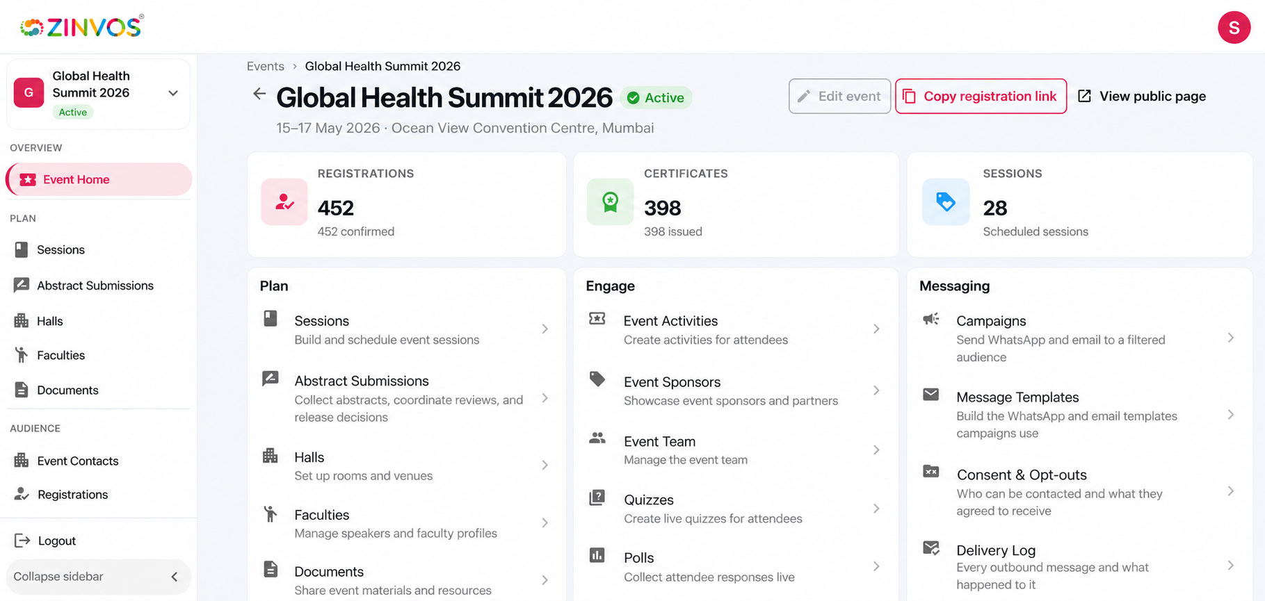 Event Operations & Messaging Hub