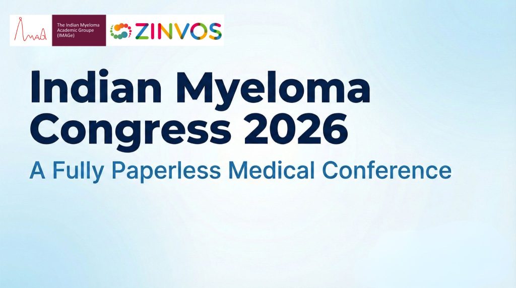 Indian Myeloma Congress 2026, Paperless Medical Conference Powered by Zinvos
